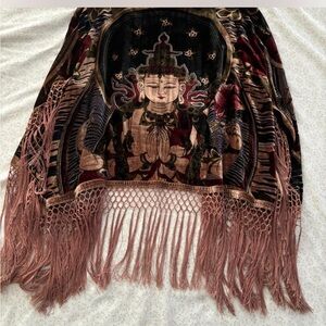 Free People Multicolor Fringe Jacket